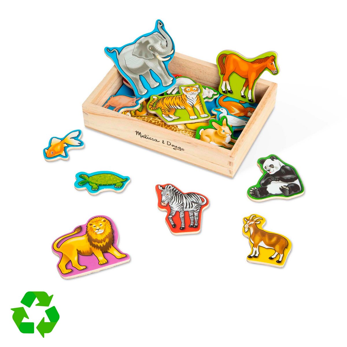 Juego De Animales Magnéticos De Madera Melissa & Doug